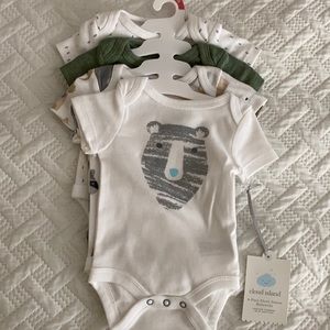NWT neutral newborn short-sleeve onesies
